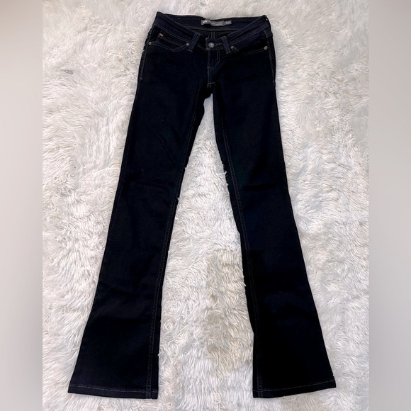 Levi’s Jeans Demi Curve Low Rise Bootcut Skinny - SZ 00 / 24 - Picture 2 of 12